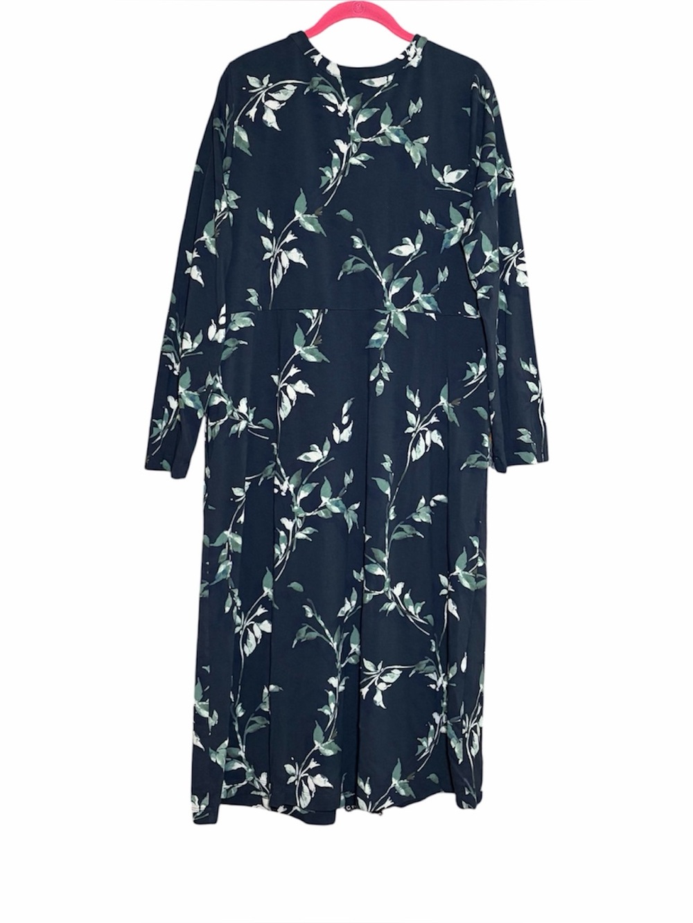 J. Jill Nightingale Floral Maxi Dress Large Cottagecore Cozy Soft Girl Pockets - Picture 3 of 5